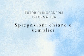 tutor per  matematica, fisica, informatica