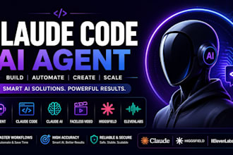 claude code ai agent claude ai faceless video claude skills higgsfield elevenlab
