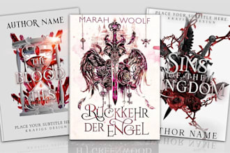 design custom book cover interior and ebook conversion