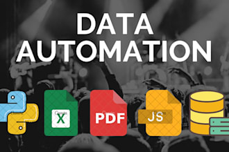 write a python script for data automation and excel