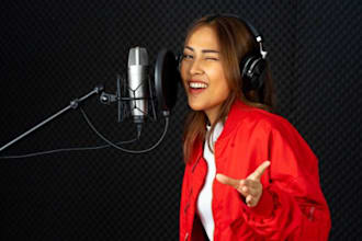 female singer songwriter for rap, techno, hip hop, pop, edm, cover custom songs