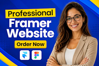 design or develop framer website framer landing page do figma to framer website