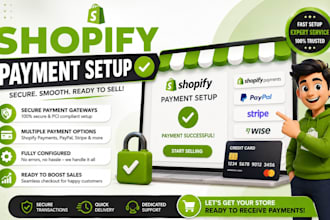 setup shopify payments and payment gateway for your store