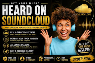 promote your soundcloud tracks to reach real and active listeners