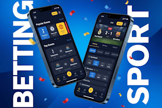 develop gamble website, sport app, crypto bet app, website
