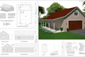 create construction blueprints for garages, sunrooms, and home additions