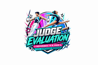 design awesome beautiful professional  gymnastic logo in 24 hours