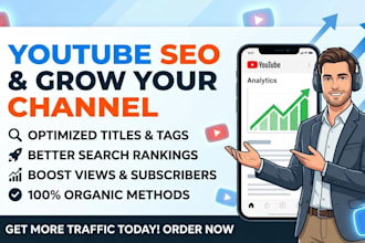 create youtube title description tags