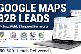 do b2b lead generation and google maps leads