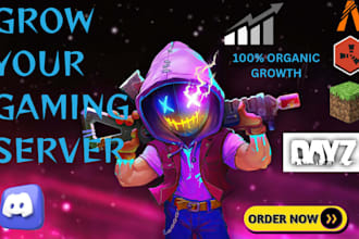 promote minecraft server promotion, dayz, rust, fivem, gaming server, discord ad