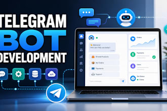 develop custom telegram bots
