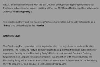 draft review and edit your legal contracts and agreements