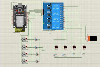 design esp32 smart home pcb with sensors, wifi, schematic, gerber files and bom