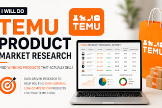 find winning temu products with complete market research