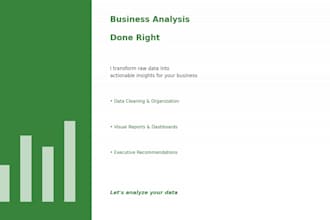 business analysis for small and medium sized businesses