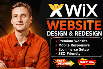 build wix website design, wix website redesign, wix website development on wix