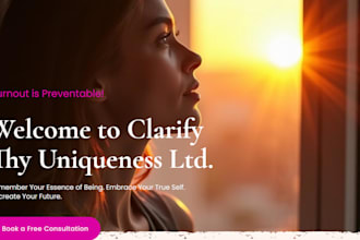 design mental health website, therapy website and counselling website