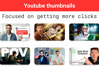 create high CTR youtube thumbnails fast