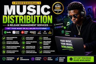 distribute and manage your music release professionally