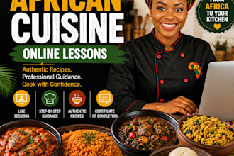 teach you how to cook africa cuisines