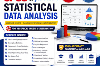 perform spss and jamovi statistical analysis and interpretation