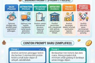 create indonesian ai prompts for business