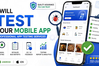 test your android and ios app professionally