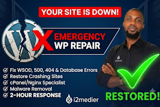 fix wordpress white screen of death, PHP errors, or server crashes