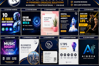 create modern ai graphic designs for your business