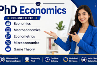 help in economics, macroeconomics, microeconomics, econometrics, game theory