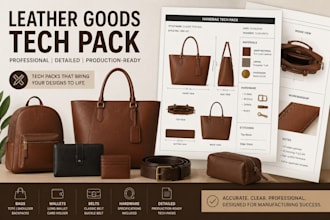 create leather goods tech packs soft goods bags, shoes, wallets belt, leather