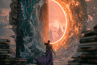 design best selling fantasy book cover for you