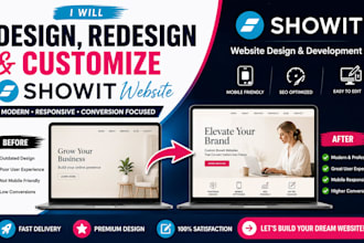 design redesign showit template customization photography website blog update se
