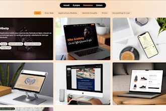 a custom and professional portfolio website