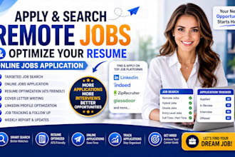 apply and search remote jobs and optimize your resume online jobs application