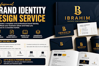 design branding kit, brand identity, brand style guideline, brand business logo
