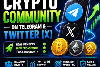 grow crypto telegram promotion, crypto telegram marketing, telegram subscribers