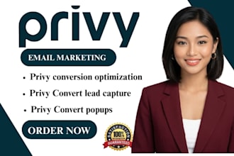 setup privy convert popups lead capture privy convert  conversion optimization