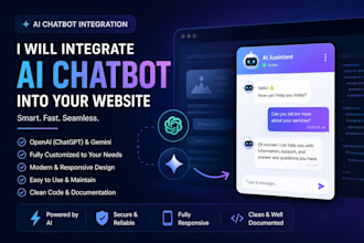 integrate an ai chatbot into your website