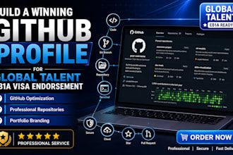 build your github profile for global talent eb1a visa endorsement