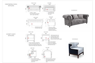 draft your furniture design, miilwork and casework shop to autocad drawing