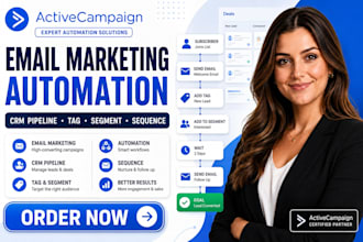 do activecampaign email marketing automation CRM pipeline tag segment sequence