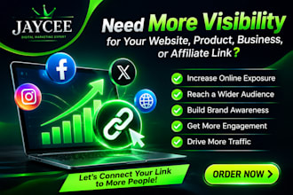 promote your website link to a targeted audience
