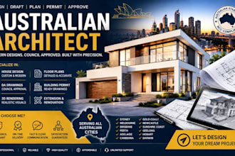 prepare australian architect drawings floor plans for building approval