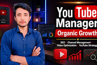do complete youtube automation channel management and SEO
