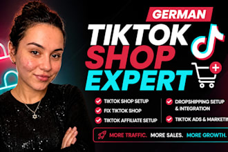 setup german tiktok shop fix tik tok shop shopify marketing sales tiktok ads