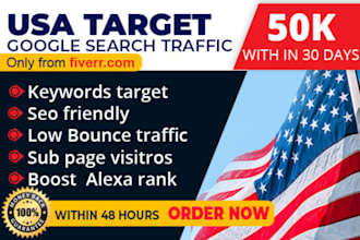 do organic USA,UK website traffic to increase sales