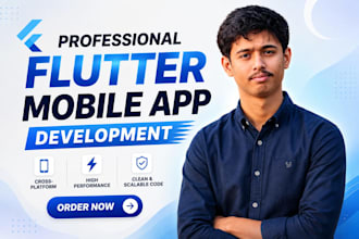 develop a custom flutter app with firebase or supabase