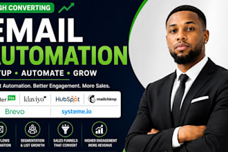 email automation, klaviyo, mailchimp, hubspot, n8n workflows, email marketing