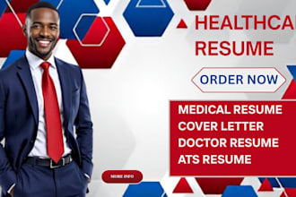 write ats healthcare resume, nursing resume, medical CV, and cover letter